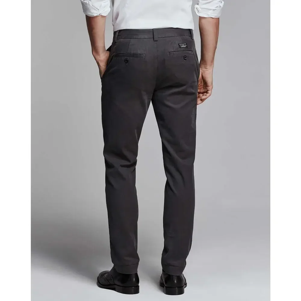 Banana Republic Men's Fulton Chino Rapid Movement Line Slim Fit in Blue 32W 34L